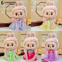 Youngstar Cho 38cm Labububu Quần Áo Búp Bê Thời Trang Hanfu Quần Áo Búp Bê Màu Sắc Phù Hợp Với Búp Bê Phụ Kiện Trang Trí Dễ Thương Vải Nhỏ J6T9