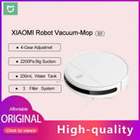 YouPin New MIJIA Máy hút bụi. Mi Sweeping Mopping Robot Vacuum Cleaner G1 for home cordless Washing 2200PA cyclone Suction Smart Planned WIFI