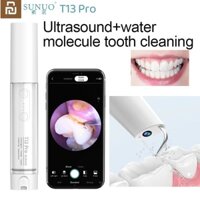 Youpin SUNUO T13 Pro Máy tưới siêu âm trực quan Máy tính nha khoa Răng miệng Tartar Eliminator Cleaner Loại bỏ làm trắng răng