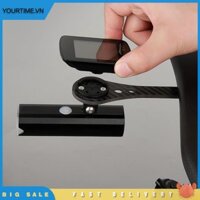 [Yourtime.vn] Giá đỡ máy tính xe đạp bằng sợi Carbon Đồng hồ bấm giờ xe đạp Giá đỡ đồng hồ tốc độ cho Garmin