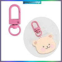 Youyo 100 Chiếc Nhiều Màu Sắc Carabiner Khóa Móc Chìa Khóa Tôm Hùm Khóa Xoay Móc Khóa