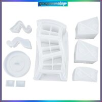 Youyo Diy Pha Lê Xoắn Ngăn Kéo Hộp Bảo Quản Khuôn Trang Sức Nhựa Gương Tủ Khuôn