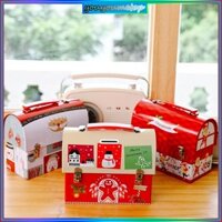 Youyo Giáng Sinh Hộp Sắt Bánh Quy Kẹo Hộp Đựng Sắt Hộp Đựng Kẹo Bảo Quản Tiền Hoa Văn Tùy Chọn