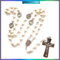 Youyo hạt công giáo chuỗi hạt mân côi đồng trinh mary vòng cổ với for cross christening favo