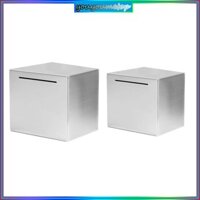 Youyo Safe Piggy Bank được làm bằng hộp an toàn bằng thép không gỉ Tiết kiệm tiền Ngân hàng cho trẻ em Chỉ có thể cứu được con heo đất có thể