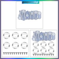 Youyo Thủ Công Thủ Công Móc Khóa Nhựa Khuôn Handmade Corkscrew Dụng Cụ Mở Chai Khuôn Đúc DIY Trang Sức Mặt Dây Chuyền Đúc Khuôn