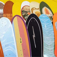 Yow SURF SKATEBOARD DECK VỚI GRIPTAPE PRO SURF DECK MATLES DECK SURFSKATE