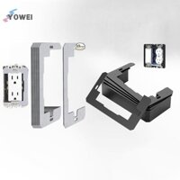 Yowei 10 Chiếc Hộp Điện Kim Loại Levelers Wall Outlet Shims Nhôm Miếng Đệm Bộ Thích Hợp Cho Ổ Cắm Tường Căn Chỉnh & Khoảng Cách VN