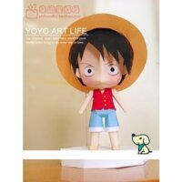 Yoyo KN2 Giấy Mẫu Anime One Piece Q Phiên Bản Luffy 3d Giấy Mẫu DIY Handmade Giấy Mẫu Mẫu Mẫu Giấy Trang Trí Đồ Chơi Búp Bê