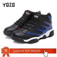 YOZO BoyS Shoes Basketball Sneakers Man High-Top Basketball Shoes MenS Shoes Cushioning Anti-Skid Breathable Outdoor Sports Shoes [bonus]