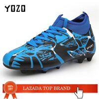 YOZO Soccer Boots High Tops Ankle Man Shoes Sports Football Boot Football Sneakers Soccer Cleats Shoes Child [bonus]