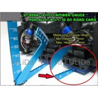 Yr Thiết lập khung công cụ treo bánh xe ngón chân Camber Ride Heigh 1 / 8 1 / 10 RC Xe