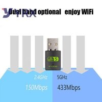 Yrx 600Mbps USB WiFi 5.0 Adapter 2in1 Dongle Dual Band 2.4G & 5GHz USB WiFi 5 Mạng Không Dây Wlan Thu DRIVER MIỄN PHÍ
4.7 345 Đánh giá 2432 đơn hàng.