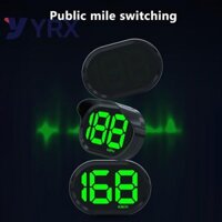 Yrx Xe Kỹ Thuật Số Tốc Độ HUD GPS Đồng Hồ Tốc Độ Tự Động Đầu Lên Màn Hình Lug Để Chơi Đồng Hồ Đo Tốc Độ Tự Động Cho Xe Tải KM / H MPH.