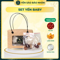 [YSBN] Set Yến Baby 10 gói kèm táo đỏ, long nhãn - Yến sào Bảo Nhân