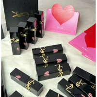 Ysl 2024 phiên bản mới của phiên bản giới hạn giảm đau tim ống đen bóng nước son bóng son bóng440 620