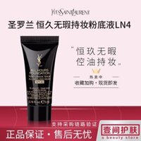 Ysl Saint Laurent Liquid Foundation Everlasting Flawless Makeup Liquid Foundation Pack Mẫu 5ml Counter 4.25.78