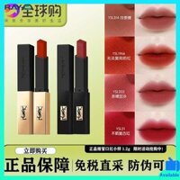 Ysl / saint Laurent Thanh Nhỏ Đen Trà Lạnh 314 / 302 Thanh Vàng Nhỏ 2024 1966 Son Môi 610 Lip Glaze Mẫu Trung Bình