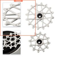 ⚡Ysp⚡2 Chiếc Xe Đạp Phía Sau Derailleur Ròng Rọc Bánh Xe 12T + 16T Gốm Sứ Vòng Bi Cho Sram