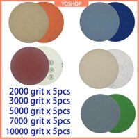 ⚡Ysp⚡25 Chiếc 5 Inch Móc & Vòng Ướt / Khô 2000 / 3000 / 5000 / 7000 / 10000 Grit Cát Giấy Đĩa
