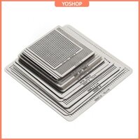 ⚡Ysp⚡27 Chiếc BGA Reball Reball Rework Net Universal Stencil Bộ Nhiệt Trực Tiếp