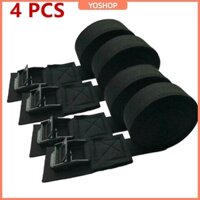 ⚡Ysp⚡4 Giá nóc ô tô Dây buộc xuống Dây đai Khóa hành lý Kayak Board Ván lướt sóng Lashing