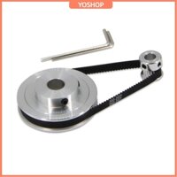 ⚡Ysp⚡Bánh xe đồng bộ GT2 Ròng rọc định giờ bằng nhôm 20 & 80 răng với đai 250mm