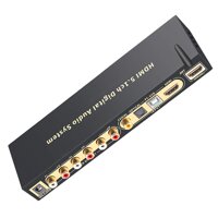 YTBLF HDMI 5.1 Audio Converter Decoder DAC DTS AC3 FLAC APE 4K2K HDMI to HDMI Extractor Converter Splitter Digital SPDIF ARC