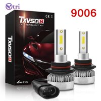 Ytri 2 Chiếc G1 Xe Ô Tô ĐÈN LED Bóng Đèn Pha Siêu Sáng 9006 COB Chip Chuyển Đổi Bộ 20000 Lumens 6000K Thoáng Mát trắng