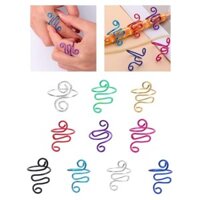 Yu 20 Chiếc Hình Rắn Căng Thẳng Nhẫn Móc Nhẫn Handmade Móc Đan Nhẫn