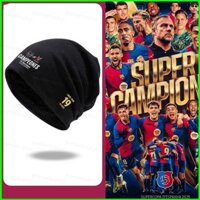 Yu 2025 FC Barcelona Supercopa de Espana tưởng niệm Lamine Yamal mũ bóng đá ấm áp
