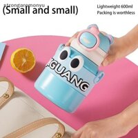 Yu 600ml Bình Giữ Nhiệt Trẻ Em Cốc Inox 316 Hoạt Hình Dễ Thương Nắp Đôi Cốc Nước n