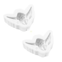 Yu Cookie Cutter Khuôn Bánh Kẹo Khuôn Thực Phẩm Silicon Cao Cấp Khuôn Cắt Cookie Khuôn Dễ Thương Thiên Thần Thân Thiện Với Môi Trường Christma