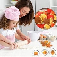 Yu Dụng Cụ Làm Bánh Ngọt Cắt Bánh Quy Thép Không Gỉ Hình Giáng Sinh Của Nón Thông Bí Ngô