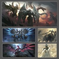 Yu-gi-oh Miếng Lót Chuột Quá Khổ Bé Trai Bé Gái Anime Bàn Phím Máy Tính Chơi Game Hai Chiều Ảnh Hưởng