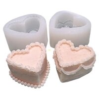 Yu Heart Bánh Sinh Nhật Khuôn Silicon Fondant Chocolate Khuôn Dụng Cụ Trang Trí Bánh