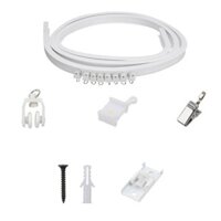 Yu Hoàn thiện Đường ray treo rèm trần 5 mét Đường ray có con lăn và bộ kẹp