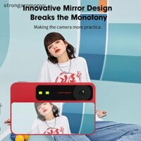 Yu Mini Máy Ảnh Kỹ Thuật Số 8X Zoom Di Động Thẻ CCD Camera 1080P FHD MP3 Trò Chơi Âm Nhạc Video Vlogging Du Lịch Selfie Camera Trẻ Em Quà Tặng n
