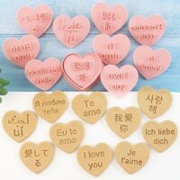 Yu Pack Of 20 Khuôn Bánh Quy Hình Tình Yêu Khuôn Bánh Quy Cho Gia Đình Người Hâm Mộ Nướng Bánh