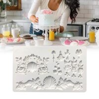 Yu Silicone Fondant Khuôn Bánh Sô Cô La Trang Trí Handmade Xà Phòng Thạch Cao Khuôn