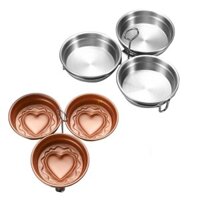 Yu Thép Không Gỉ Khuôn Trứng-Cooker Đĩa Trứng-Cooking Dụng Cụ Làm Trứng Khuôn Tình Yêu Bánh Pancake Sandwiches Trứng-Cooker Mo