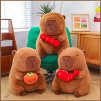 Yu2 Capybara ôm Đá đường bầu cá Búp bê sang trọng cho bé gái Trang trí nội thất Đồ chơi nhồi bông cho trẻ em Bộ sưu tập