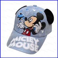 Yu3 Mùa Hè Mới Trẻ Em Chuột Mickey Thêu Mũ Bóng Chày Dễ Thương Minnie Hoạt Hình 3D Mỏ Vịt Mũ