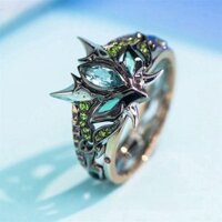 Yuanshen Ring Jingying Nuo Dance <} Quạt gốc cos Trang sức ngoại vi Phụ kiện vòng ấn tượng hai chiều