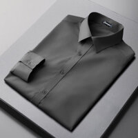 [Yuanz] Áo Sơ Mi Nam Dài Tay Xuân Hè Cao Cấp Cảm Giác Không Sắt Áo Sơ Mi Trắng Nam Haze Blue Inch Áo Sơ Mi Công Sở Thường Ngày Trang Phục Trang Trọng Áo Sơ Mi Dài Tay Nam