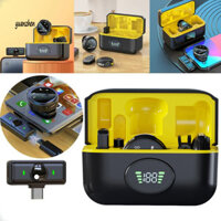 Yuanzhen  Micro thu âm thanh siêu trong suốt Micro âm thanh Micro Lavalier không dây chuyên nghiệp để ghi âm Hoàn hảo cho bán tải 360 độ Lý tưởng cho Đông Nam