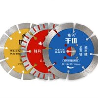 Yuanzhou 125 lưỡi cắt đá 133 máy cắt gạch bê tông lưỡi rãnh tường 156 lưỡi cưa cắt khô đá cẩm thạch lưỡi hợp kim cắt sắt Lưỡi cắt sắt