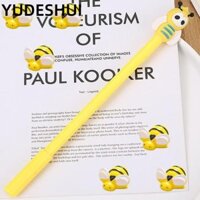 YUDESHUI Creative Bee Rollerball Pen, Nhựa Vàng Dễ Thương Bút Hoạt Hình, Gia Đình Dễ Thương Ong Bút Gel Văn Phòng