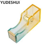 YUDESHUI Máy phân phối băng, Máy cắt băng màu xanh Acrylic, Quà tặng Vàng hồng vàng Máy tính để bàn Đồ dùng văn phòng tại nhà