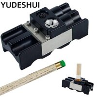 Yudhei Pool Cue Tip Repairer, Thiết bị bi-a Sửa chữa hiệu quả Bida Cue Tip Repairer, Công cụ sửa chữa đa chức năng Đánh bóng Làm sạch Snooker Pool Cue Tip Corrector
